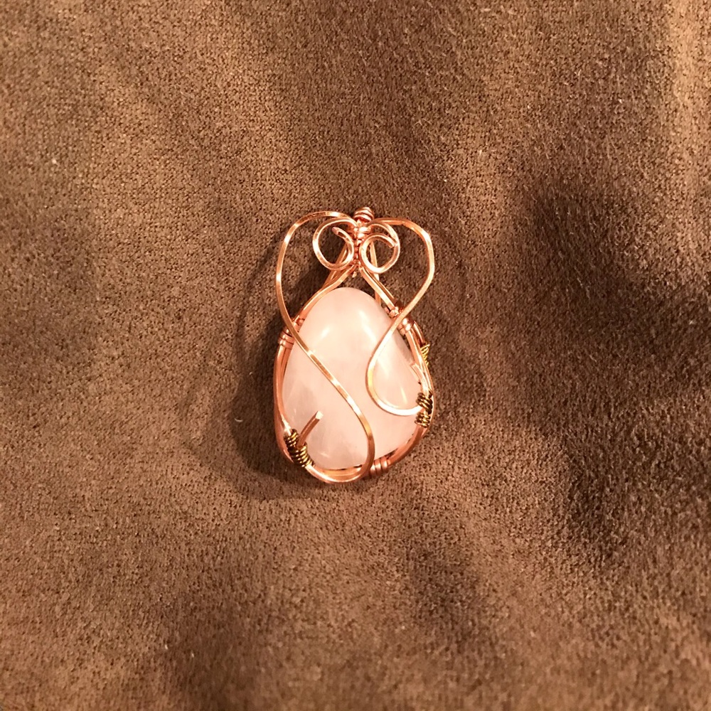 SOLD Handmade wire wrapped pendant